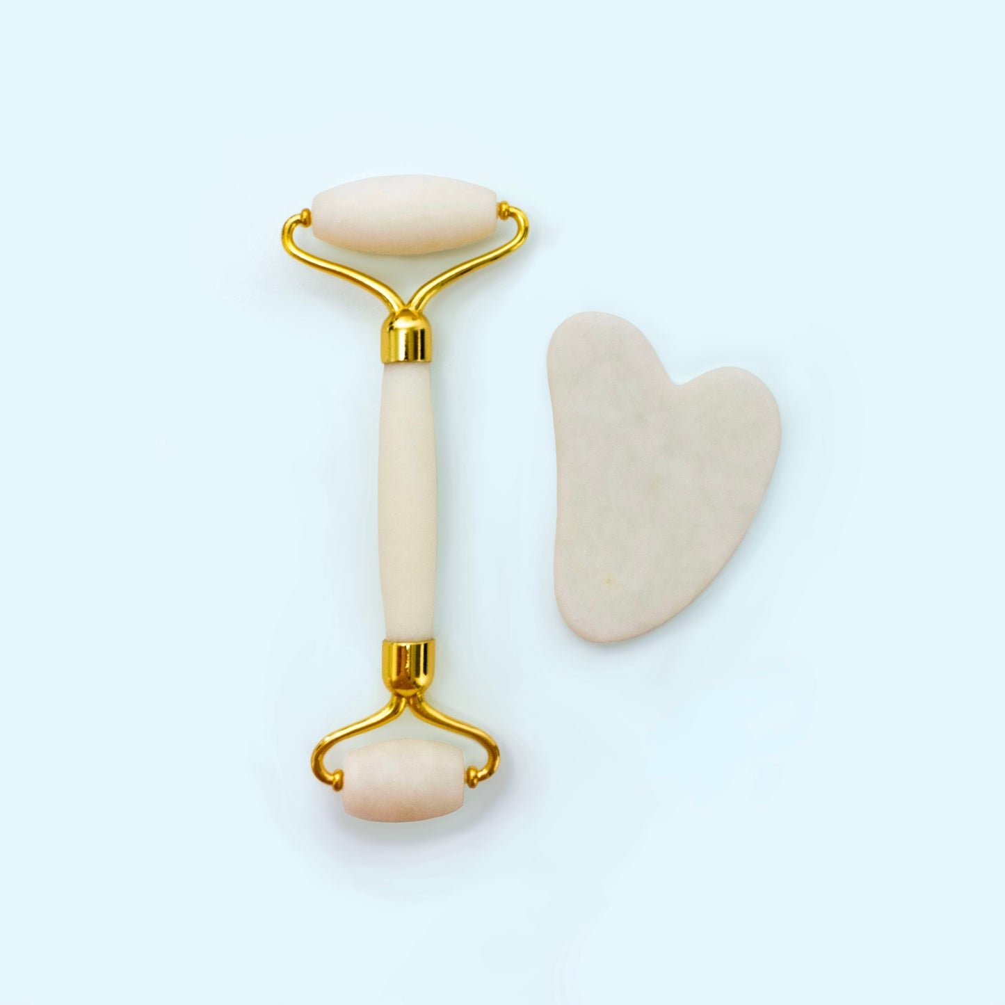 White Jade Roller & Gua Sha Set